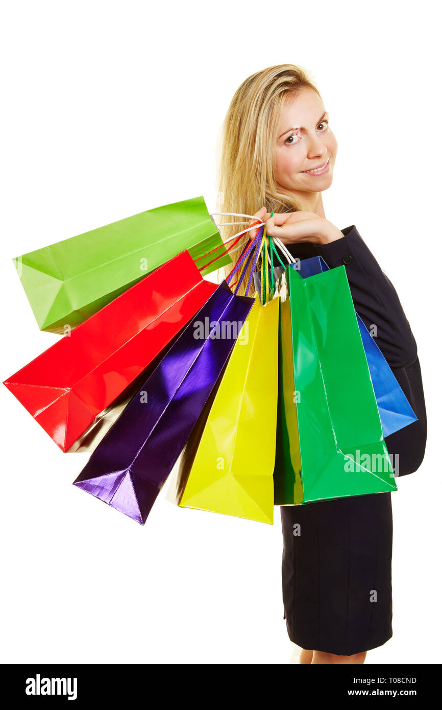 Plastic bags shopping Cut Out Stock Images & Pictures - Alamy