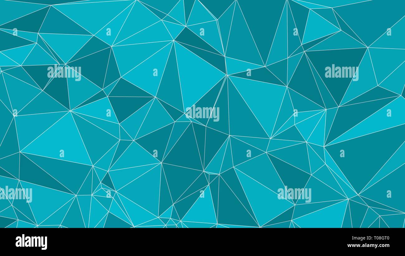 Vector random lines connected, technology background Stock Vector