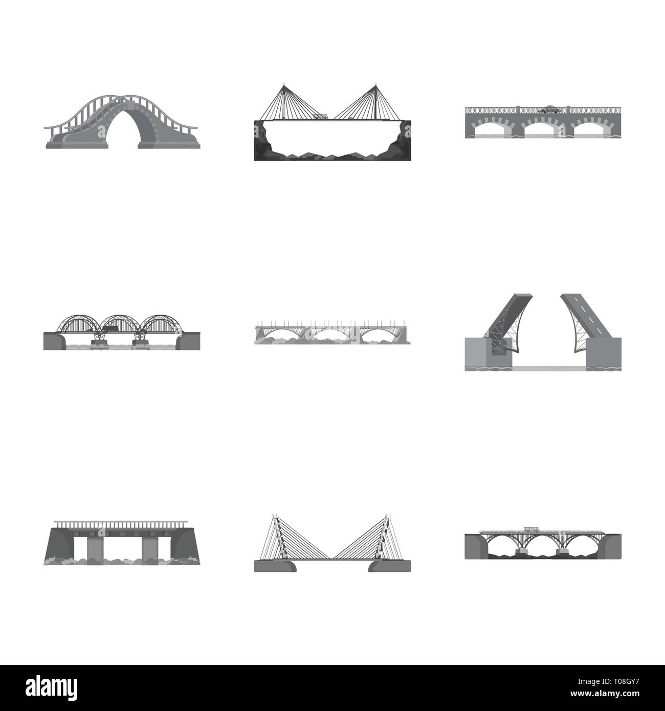 Vector design of design and construct icon. Collection of design and ...