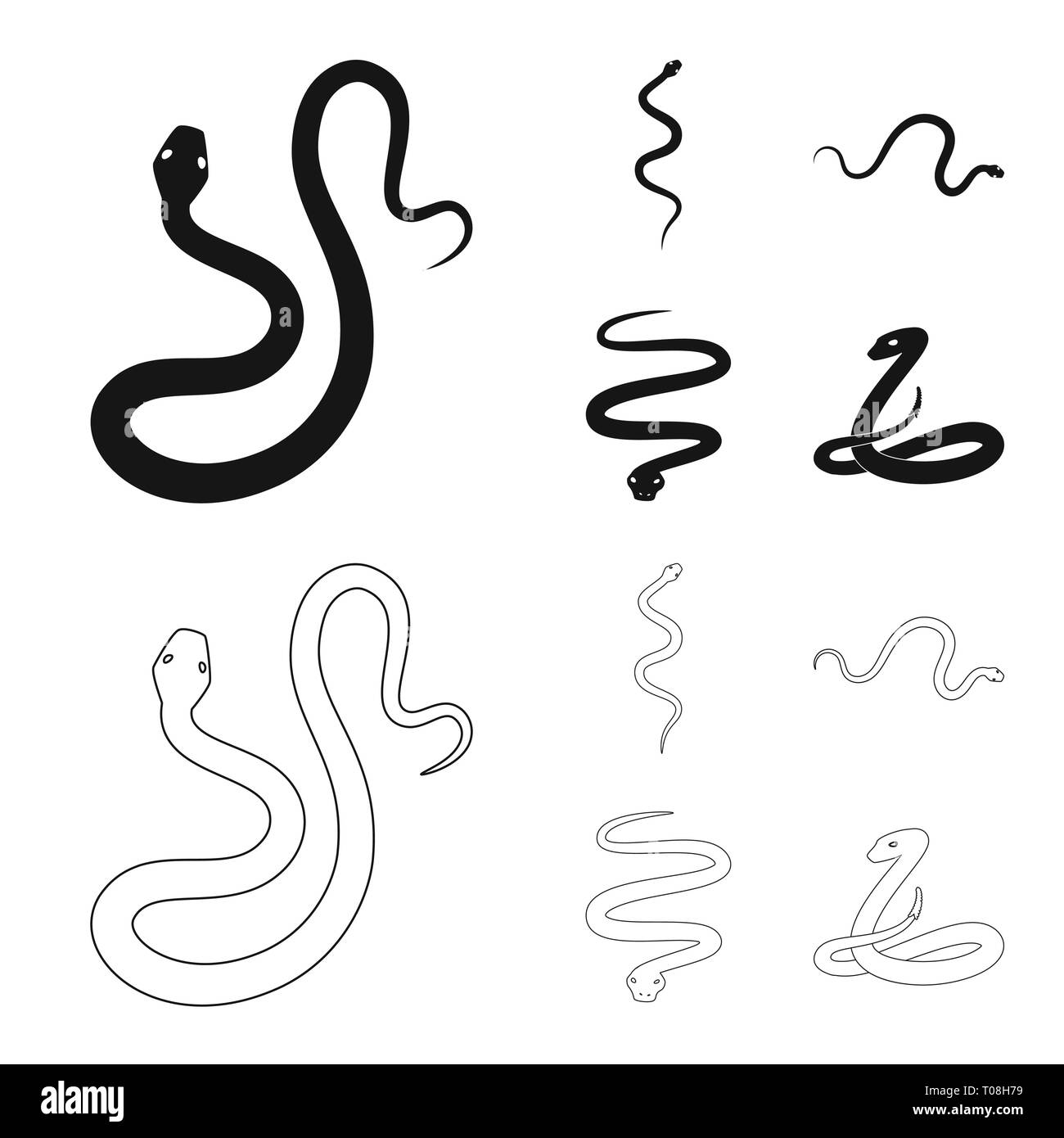 Python Clipart Black And White