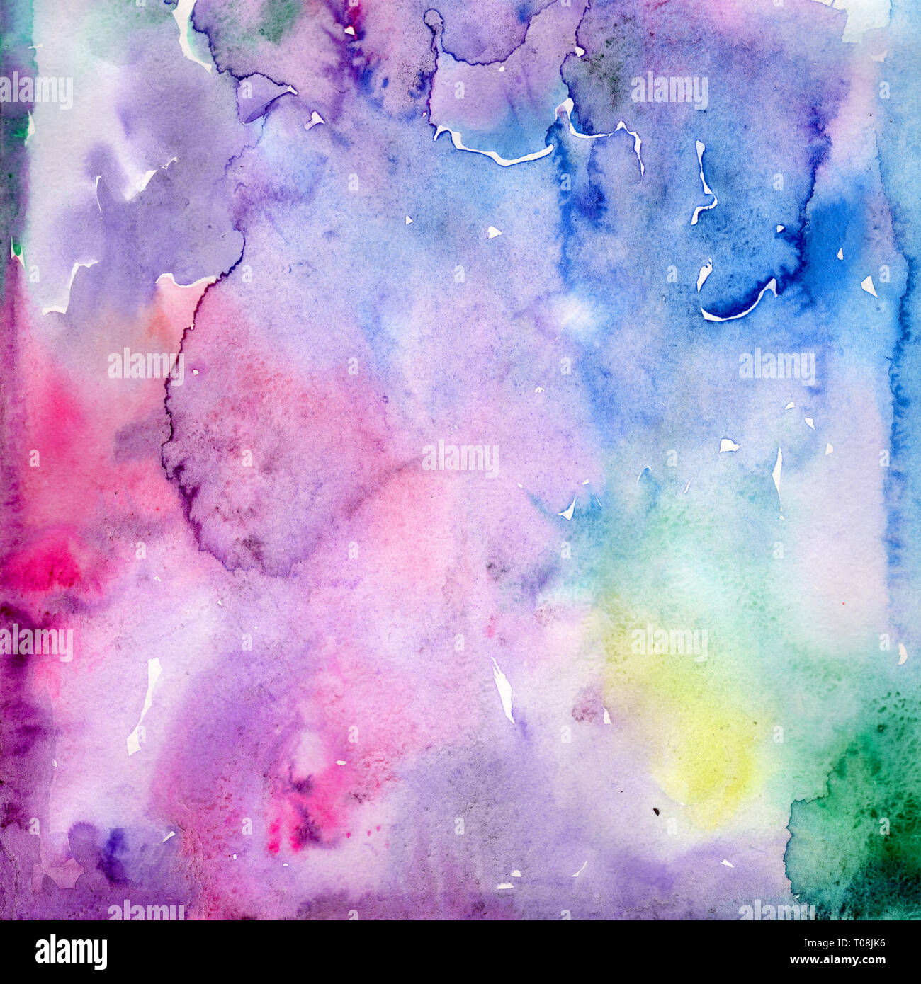 Abstract watercolor paper splash shapes isolated drawing. Illustration ...