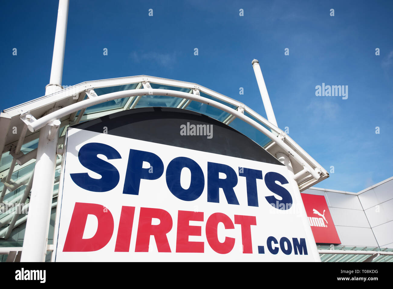 Sports Direct Retail Unit. Stock Photo