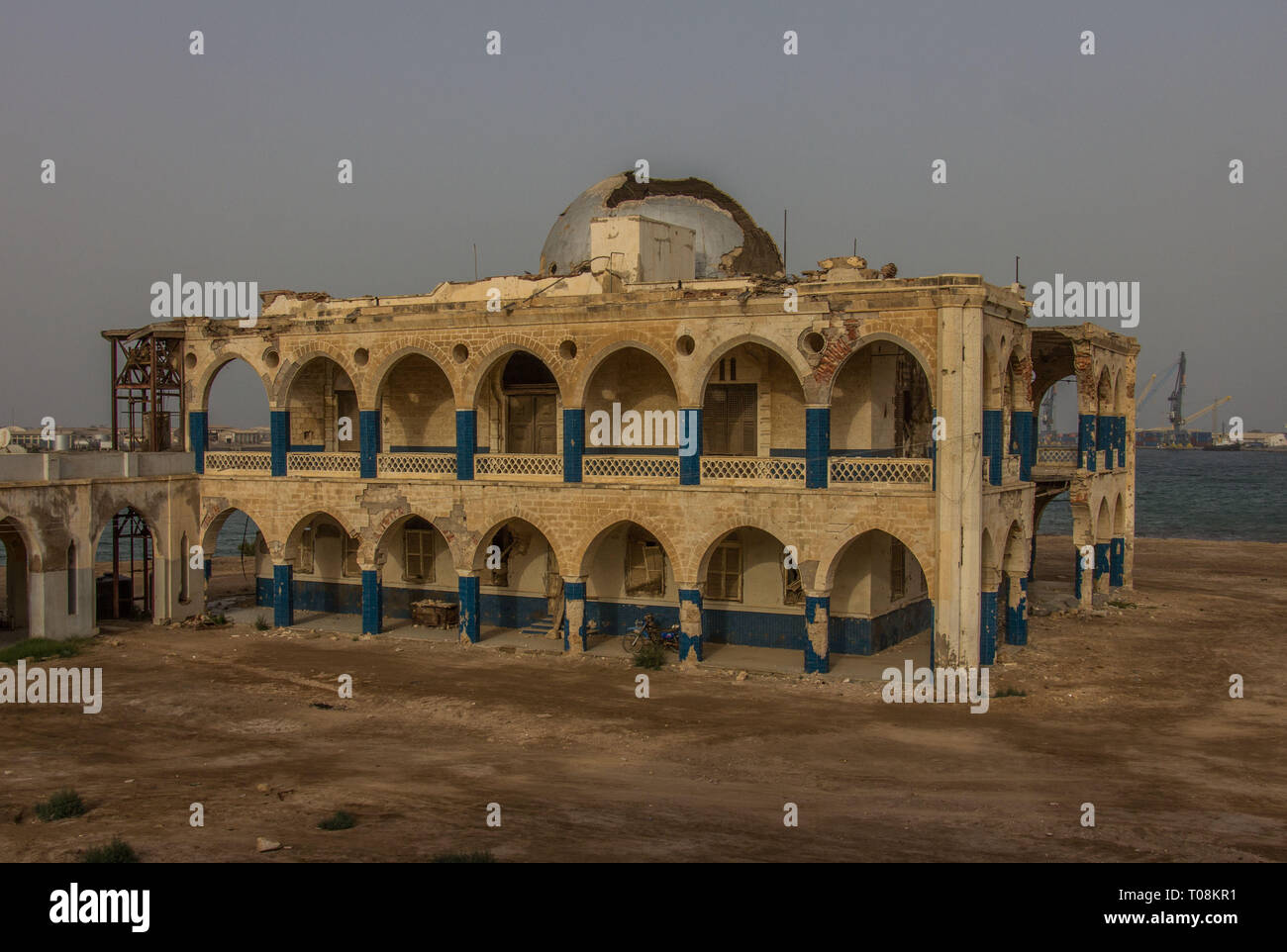 Imperial Palace, Massawa, Eritrea Stock Photo