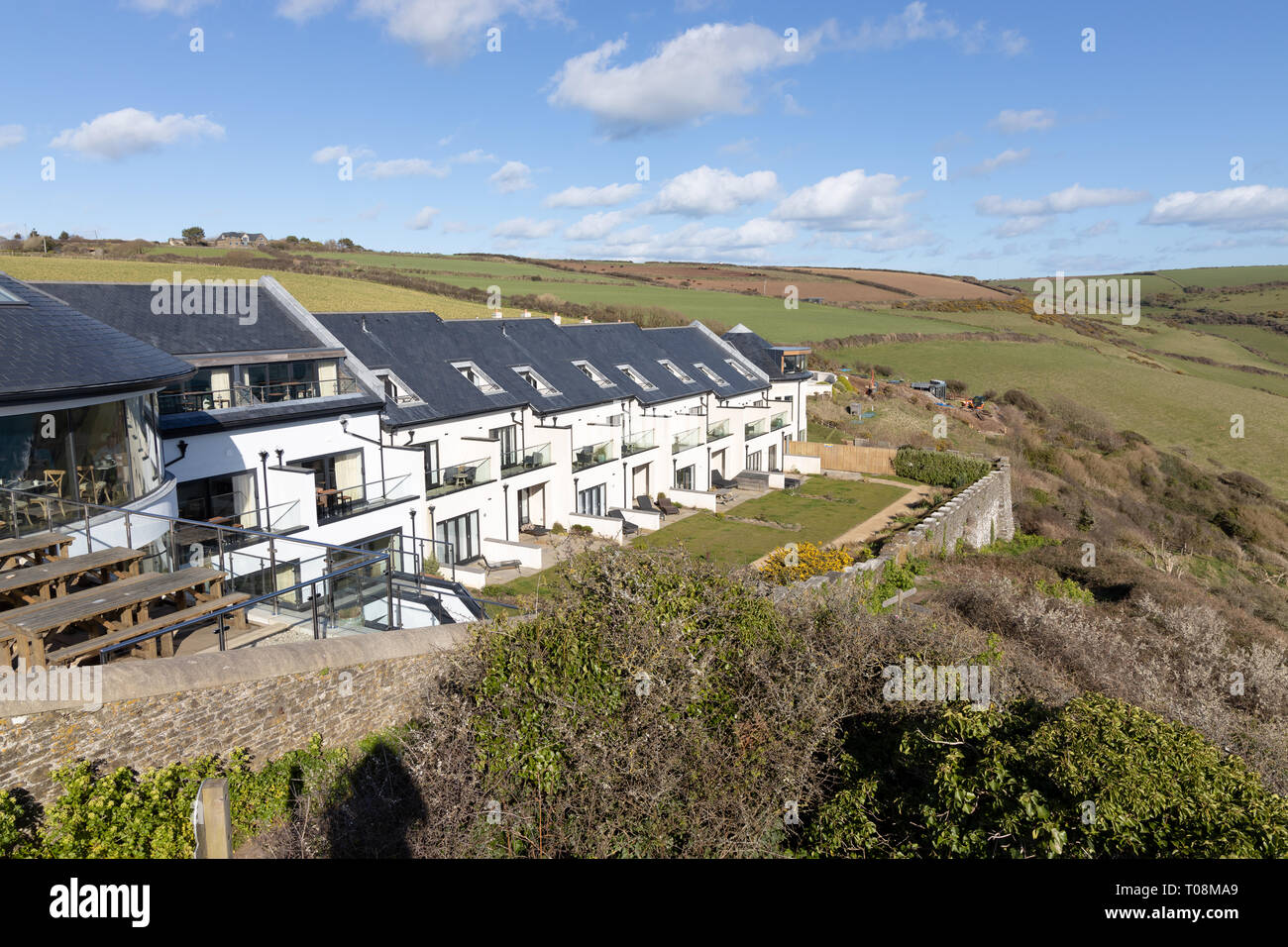 Gara Rock Hotel, East Portlemouth, Devon, UK Stock Photo Alamy