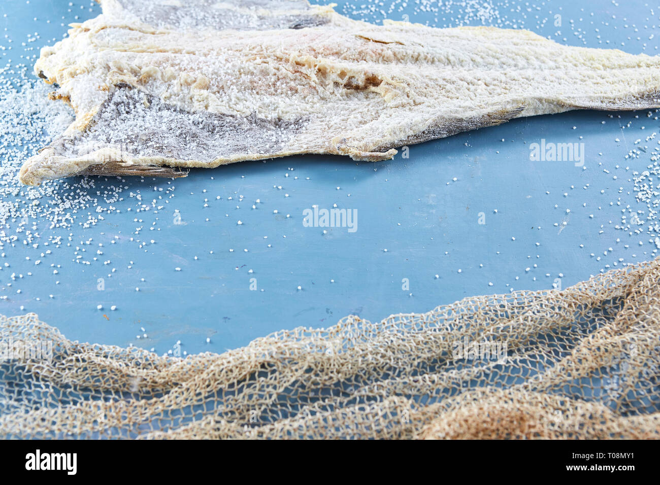 Cod fish salted cod fish portuguese recipes Stock Photo Alamy