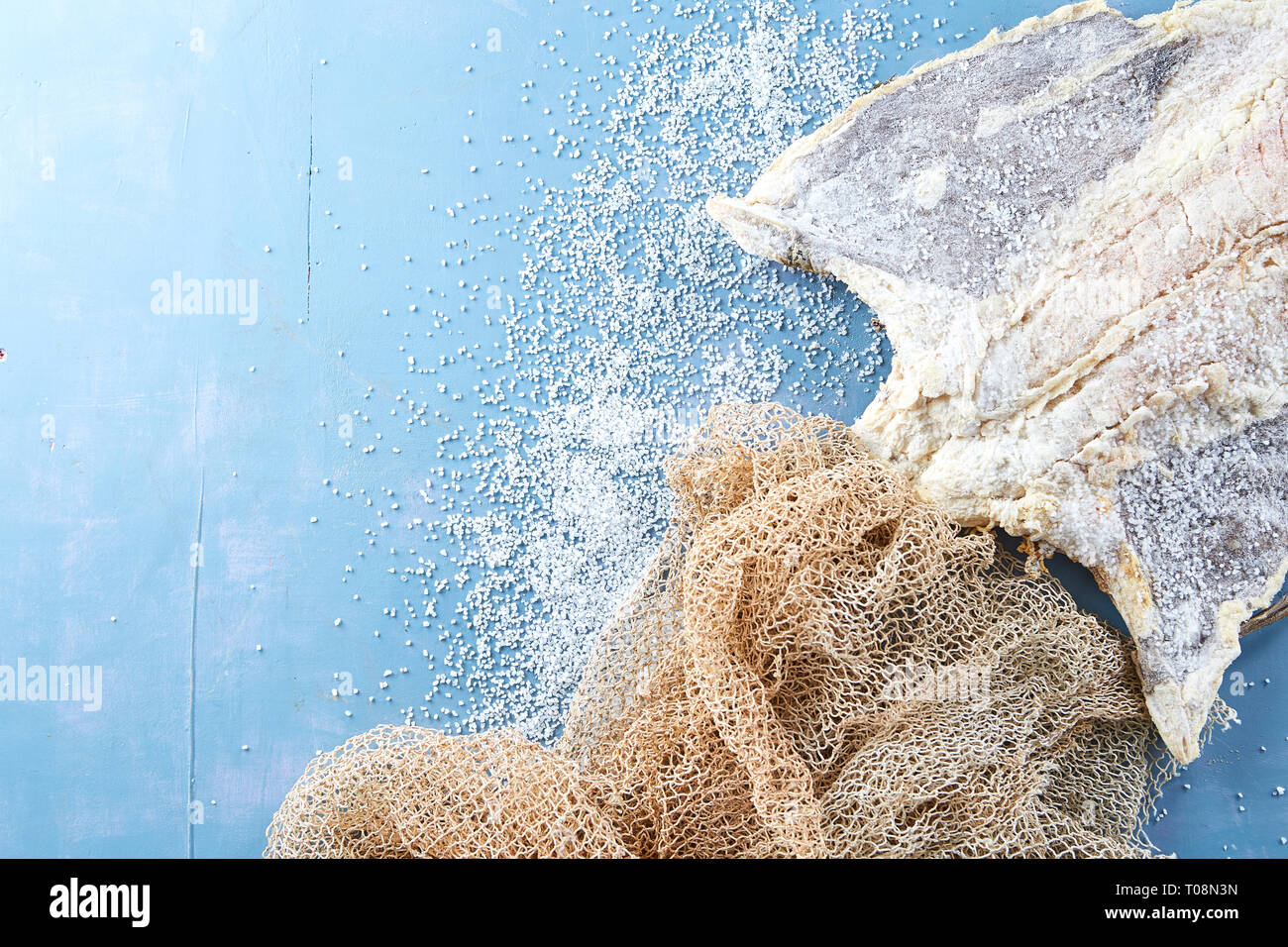 Cod fish salted cod fish portuguese recipes Stock Photo Alamy