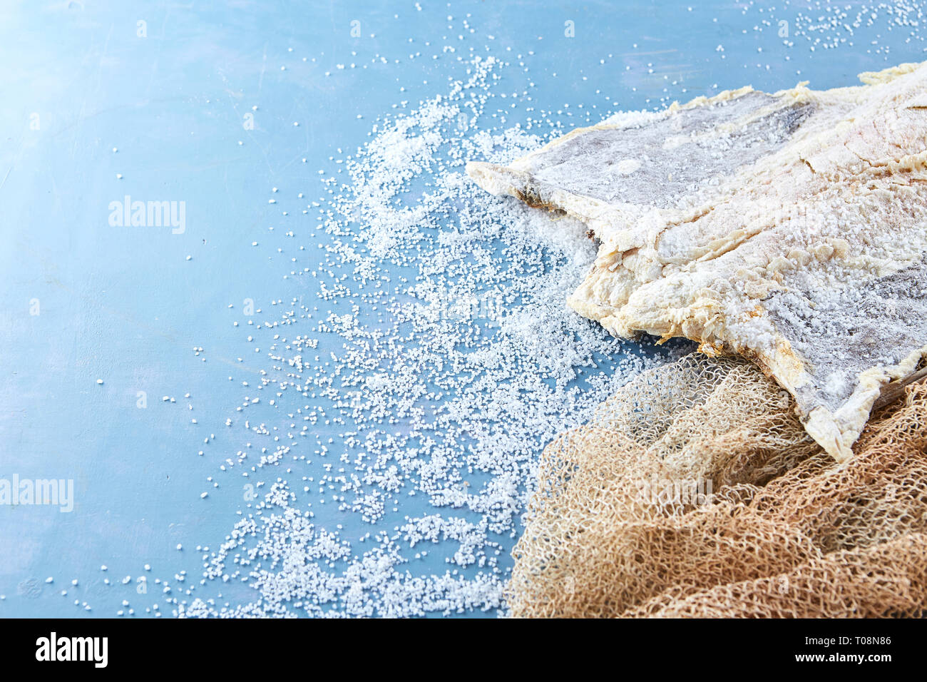 Cod fish salted cod fish portuguese recipes Stock Photo Alamy