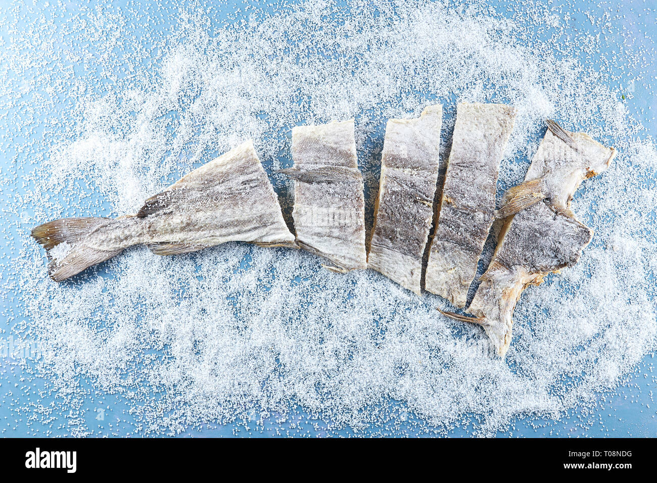 Cod fish salted cod fish portuguese recipes Stock Photo Alamy