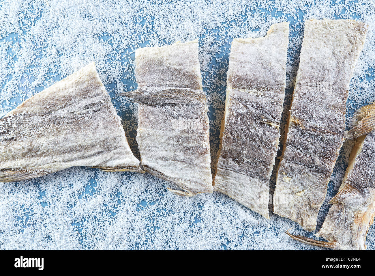 Cod fish salted cod fish portuguese recipes Stock Photo Alamy