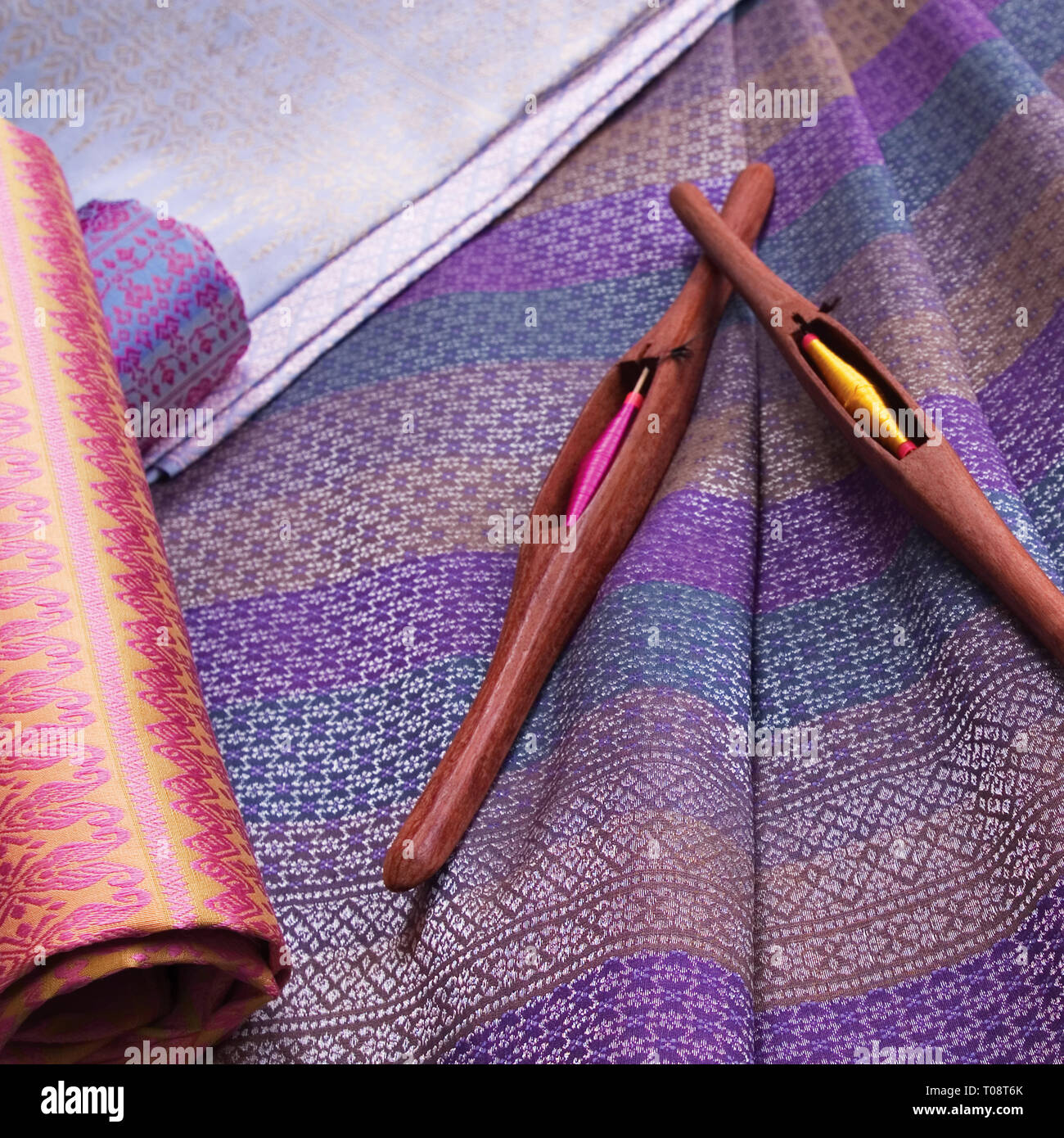 Purple And Gold Fabric High Resolution Stock Photography and Images - Alamy