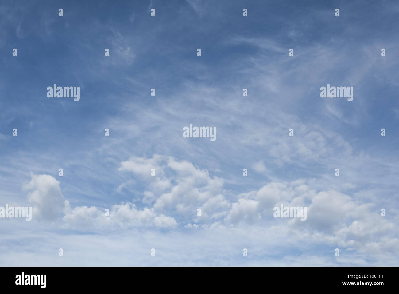 Blue sky with cloud Stock Photo - Alamy