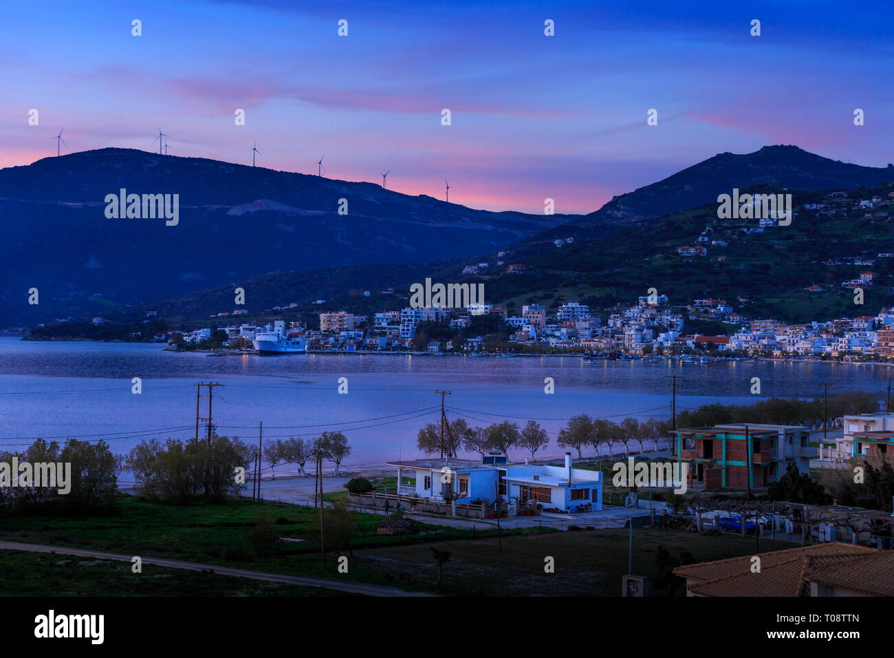 Marmari, Evia island, Central Greece. Stock Photo