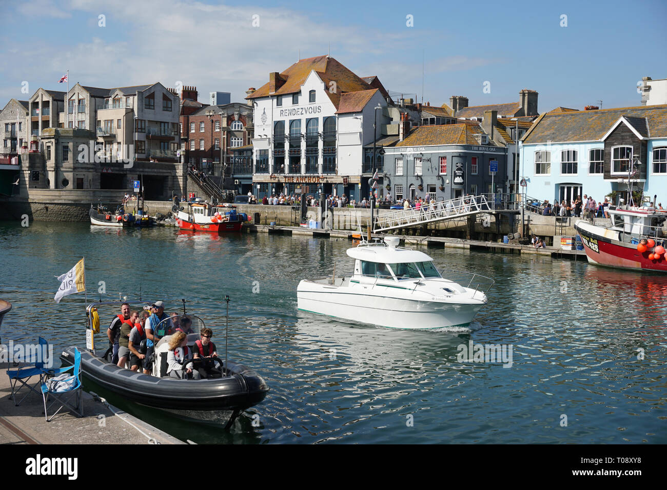 Custom House Quay Weymouth UK Stock Photo Alamy