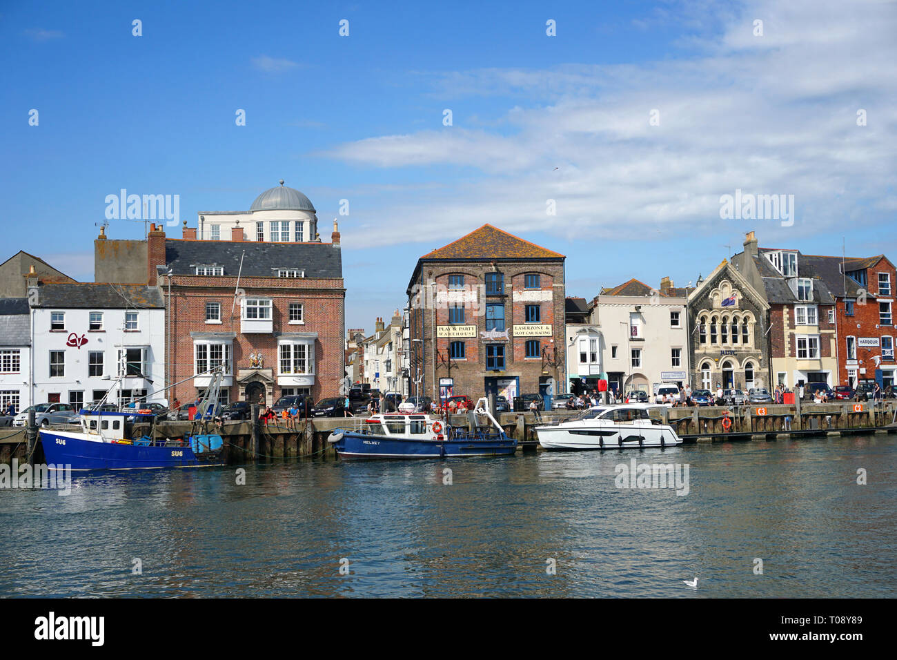 Custom House Quay Weymouth UK Stock Photo Alamy