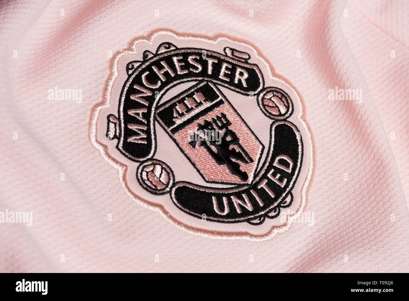 Manchester united pink away jersey hi-res stock photography and images -  Alamy