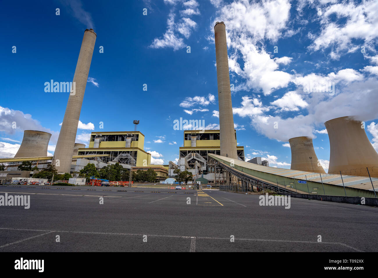 Tralalgon, Victoria, Australia - Loy Yang coal-fired power station Stock Photo