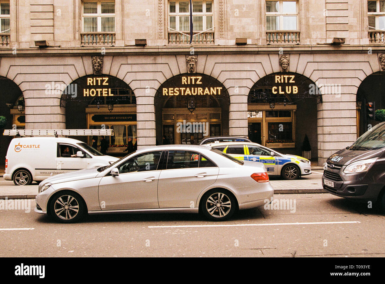 The Ritz Hotel and restaurant,150 Piccadilly, St. James's in London, England, United Kingdom, Europe Stock Photo