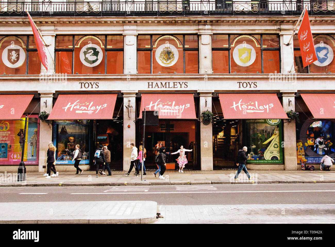 Hamley's toy store, Regents Street, London, England, United Kingdom