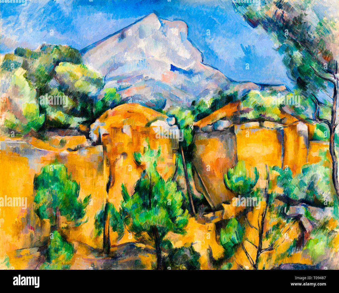 Paul Cezanne, Mont Sainte-Victoire Seen from the Bibemus Quarry