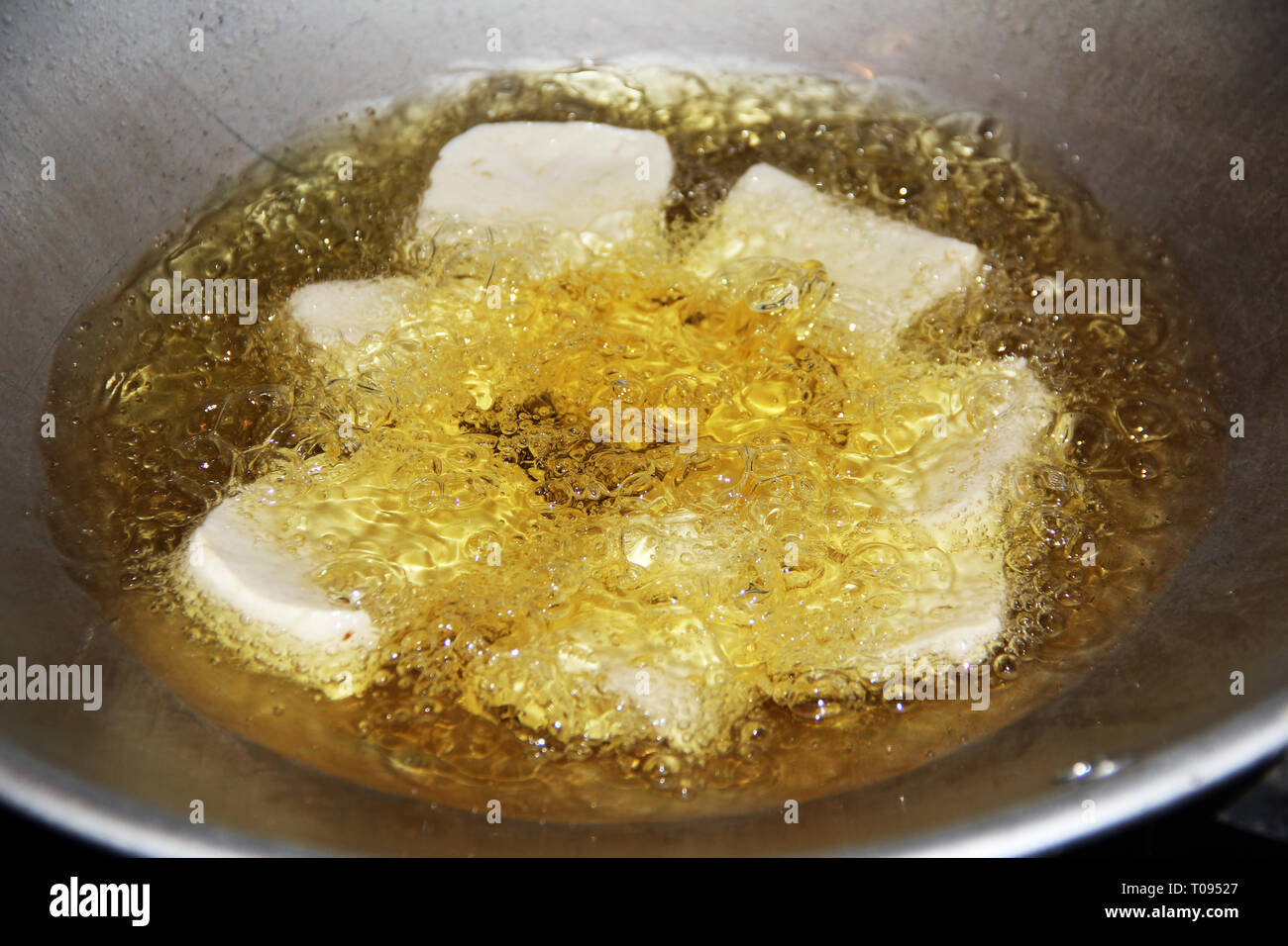 Deep Fried Tofu Stock Photo - Alamy
