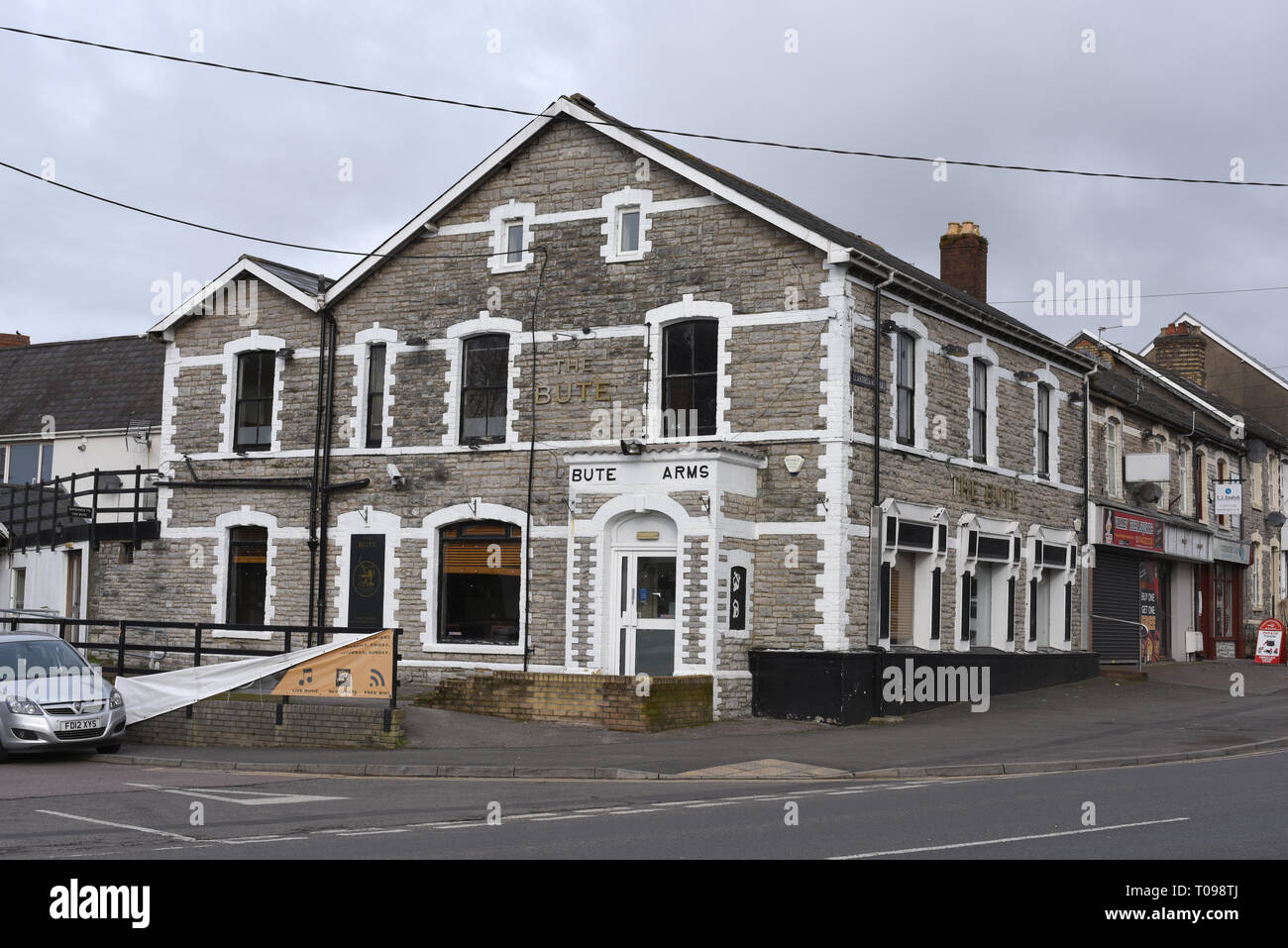 The Bute Arms Pont-y-Clun number 3798 Stock Photo