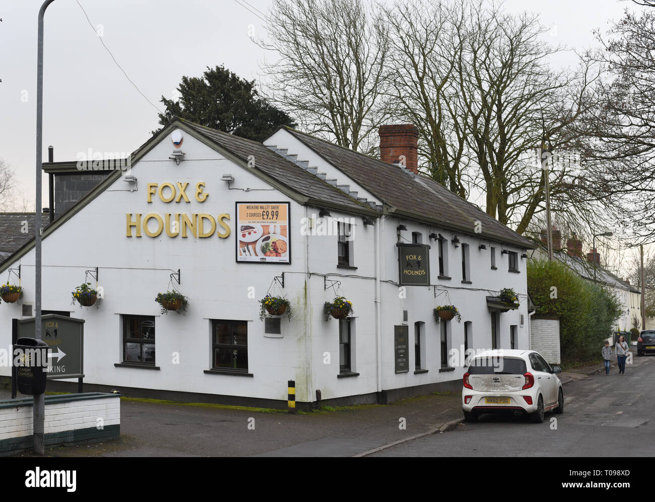 Fox and Hounds St Melons number 3790 Stock Photo