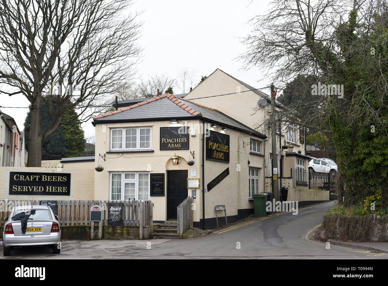 The Poachers Arms, St Melons, number 3795 Stock Photo