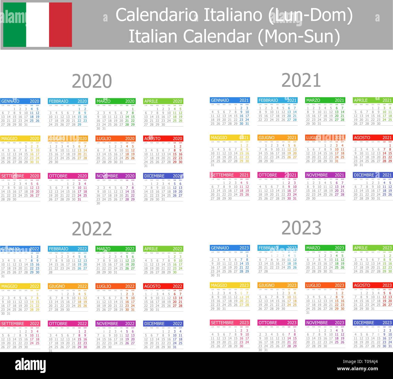 Calendario 2020 High Resolution Stock Photography and Images - Alamy