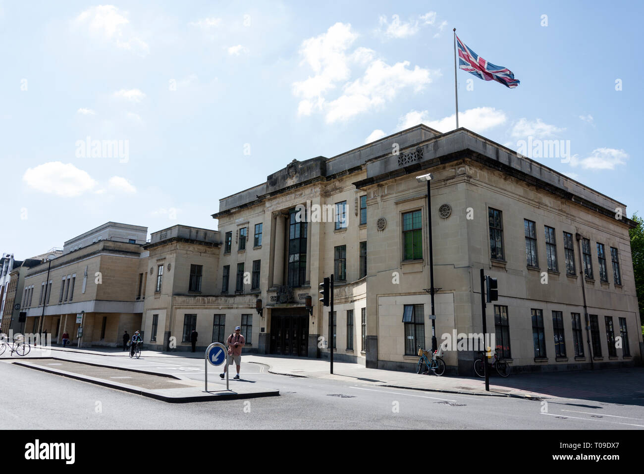 Crown Court and County Court in St. Aldates Street in Oxford, Oxfordshire,Britain Stock Photo