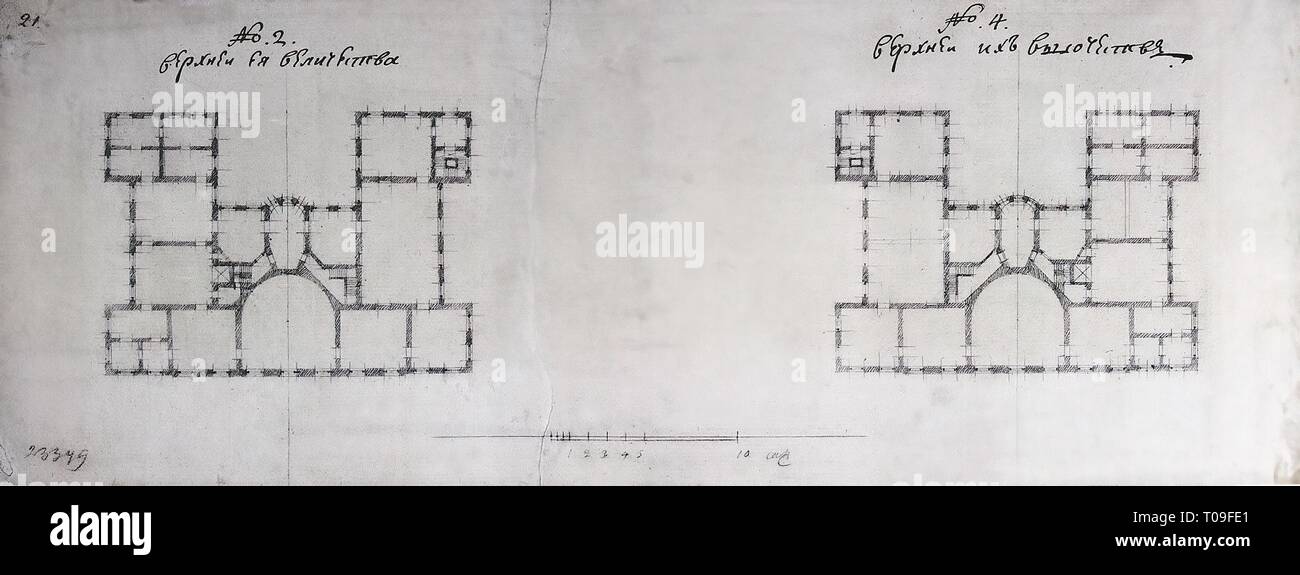 Plan Of The Palace First Floor Second Floor Usa Russia