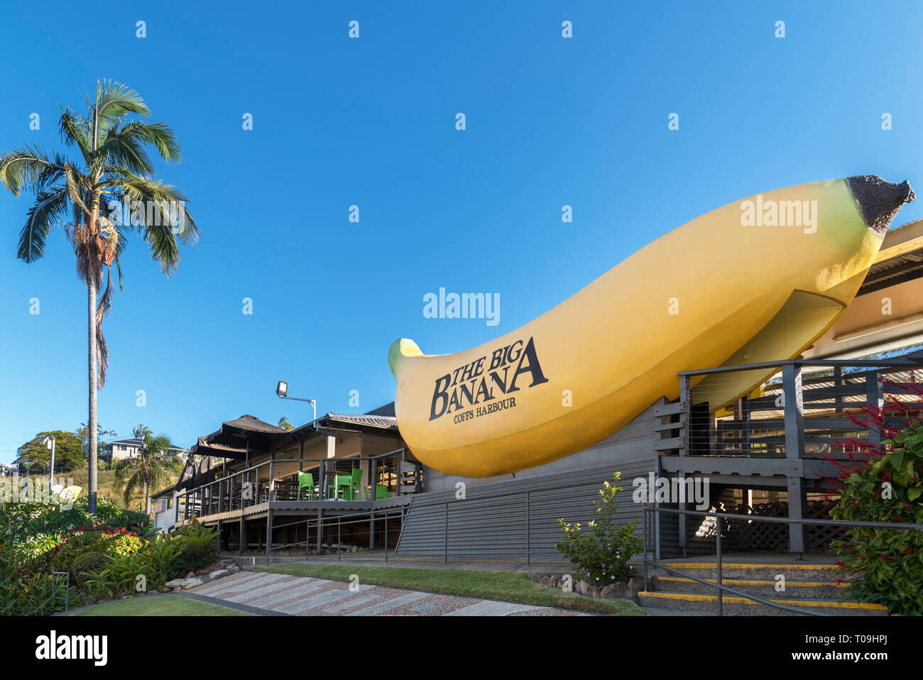 The Big Banana in Coffs Harbour, New South Wales, Australia Stock Photo