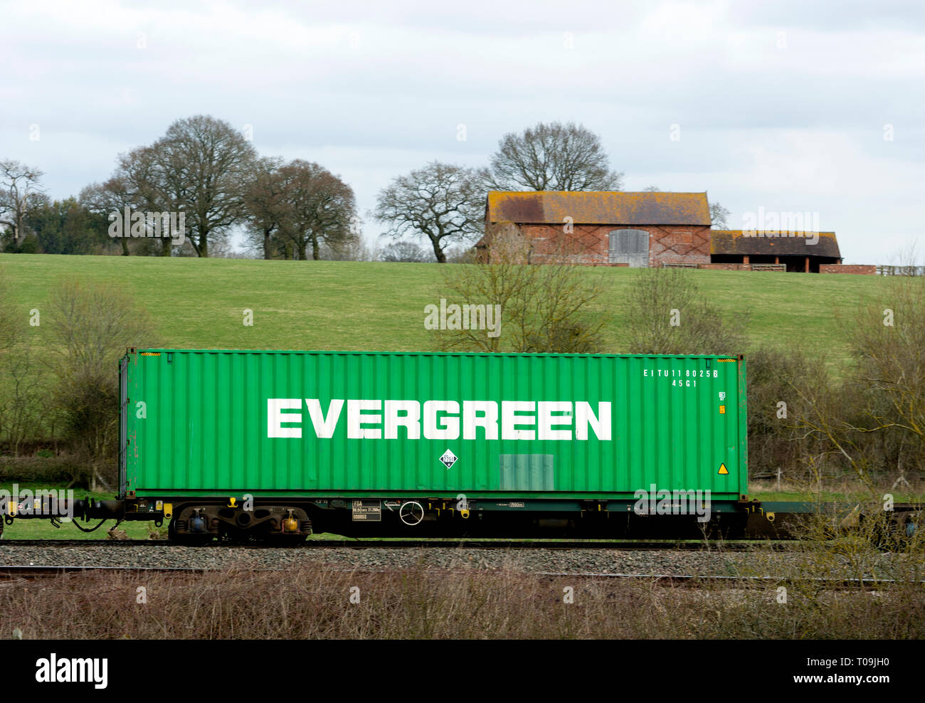 Evergreen shipping container hires stock photography and images Alamy