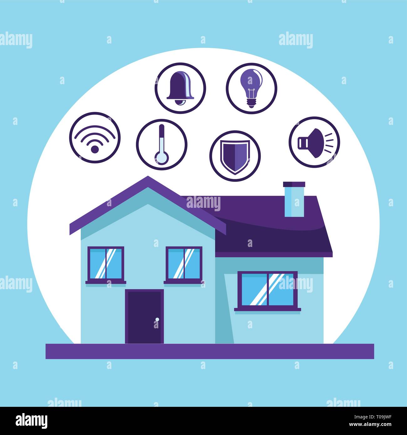Image showcasing Smart house voice recognition Stock Vector Image & Art - Alamy