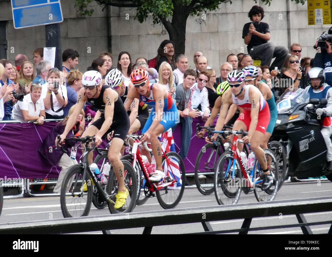 Triathlon London 2012 Olympic Games Stock Photo Alamy