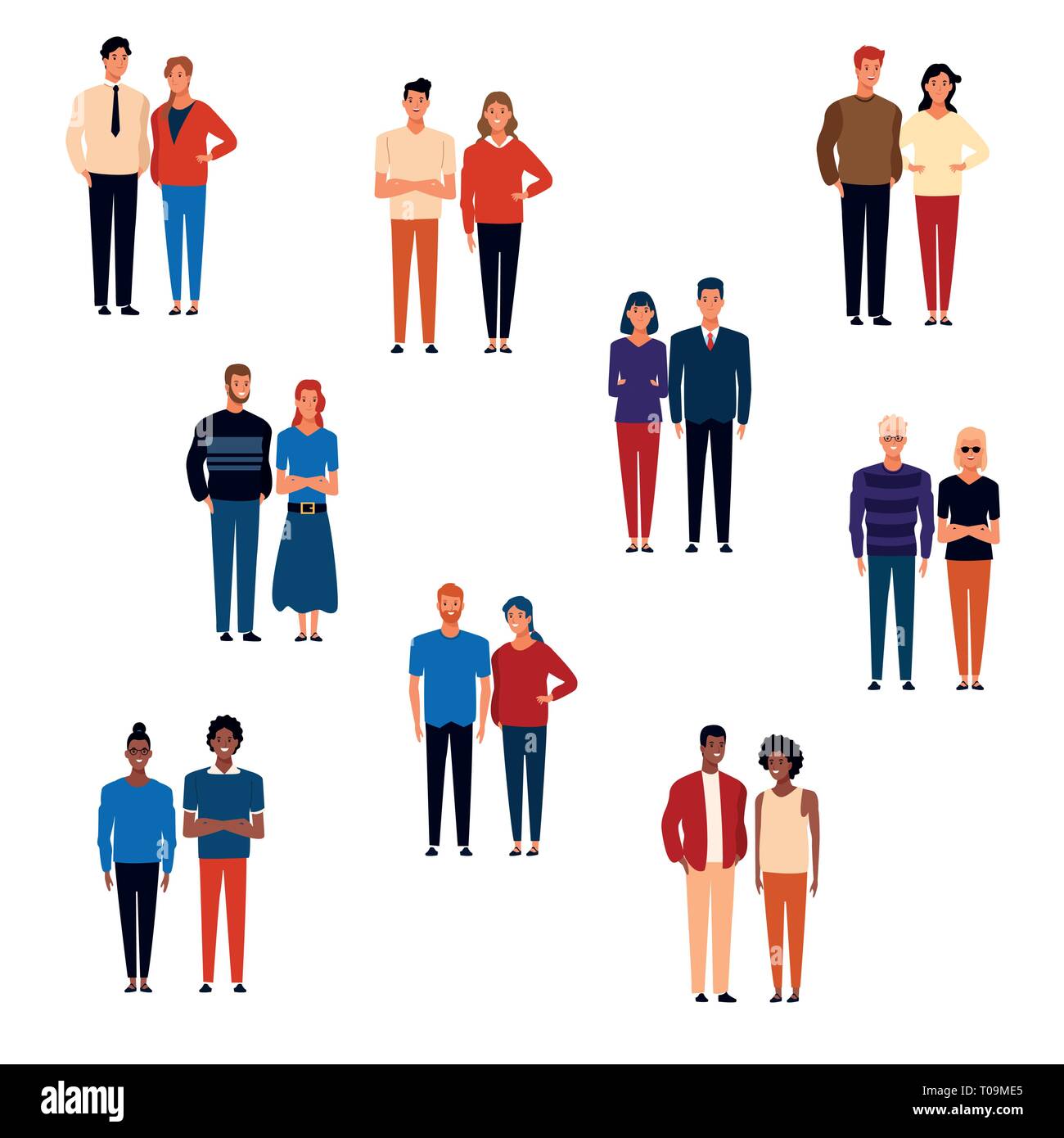 Groups Of People Cartoons Stock Vector Image Art Alamy groups-of-people-cartoons-stock-vector-image-art-alamy