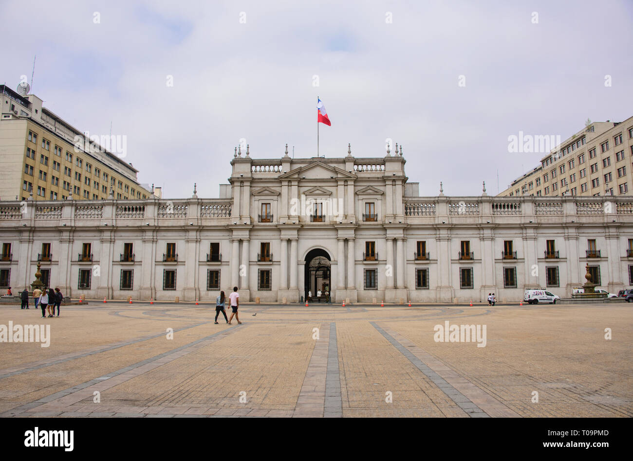 Palacio de La Moneda, the presidential palace, Santiago, Chile Stock Photo