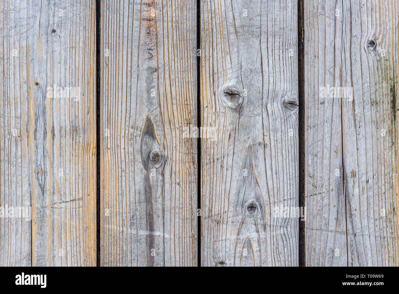Close Up Of Old Scratched Wood Structure Stock Photo
