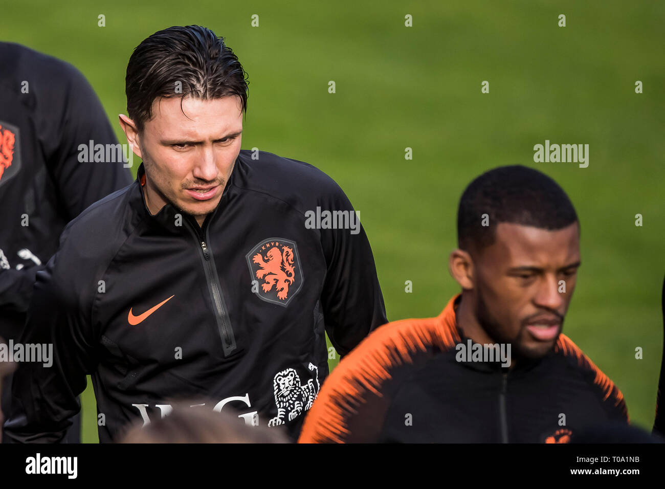 ZEIST, training Dutch team, Nederlands Elftal, football, season 2018-2019, 18-03-2018, KNVB Sports Centre, Steven Berghuis Stock Photo