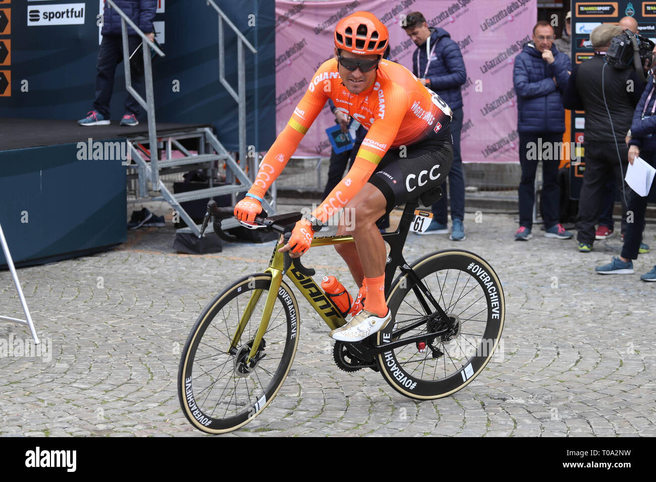 Jesi, Italy. 18th Mar, 2019. Greg Van Avermaet of Team CCC during the  Tirreno Adriatico 2019 6eme Etape Matelica - Jesi on March 18, 2019 in  Jesi, Italy - Photo Laurent Lairys/MAXPPP