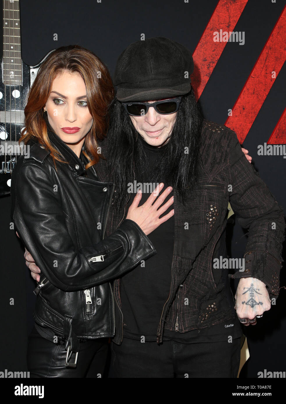 Los Angeles, Ca, USA. 18th Mar, 2019.Seraina Schönenberger, Mick Mars