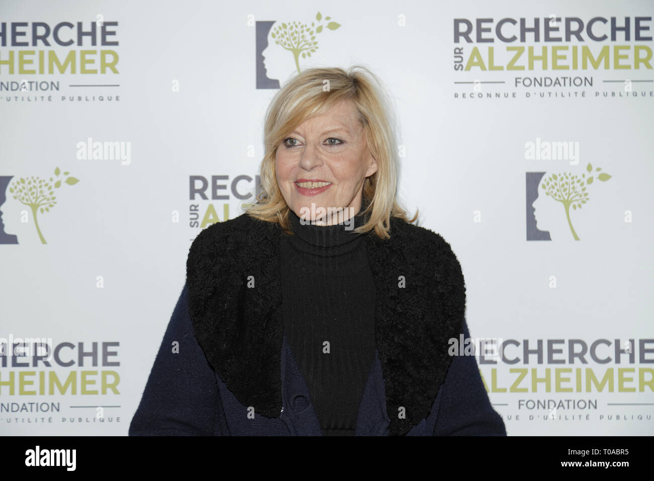 Paris, France. 18th Mar 2019. Chantal Ladesou - Photocall of the 14th Gala 2019 of the Association for Alzheimer Research at the Olympia in Paris on March 18, 2019 Credit: Véronique PHITOUSSI/Alamy Live News Stock Photo