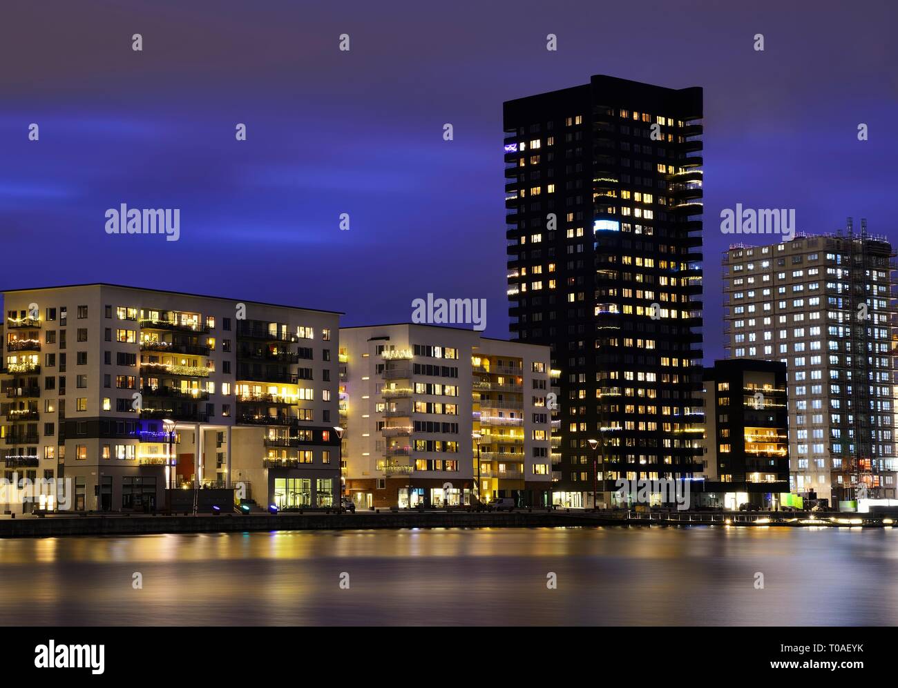 Modern apartment buildings, Stockholm Sweden Stock Photo Alamy