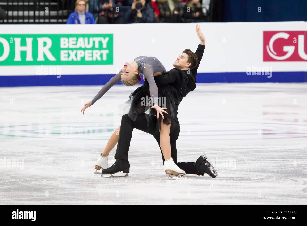 Belarus, Minsk, January 25, 2019. Minsk Arena. European Figure Skating