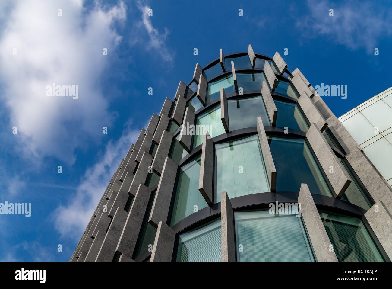 Abstract architectural detail of corporate building suitable as ...