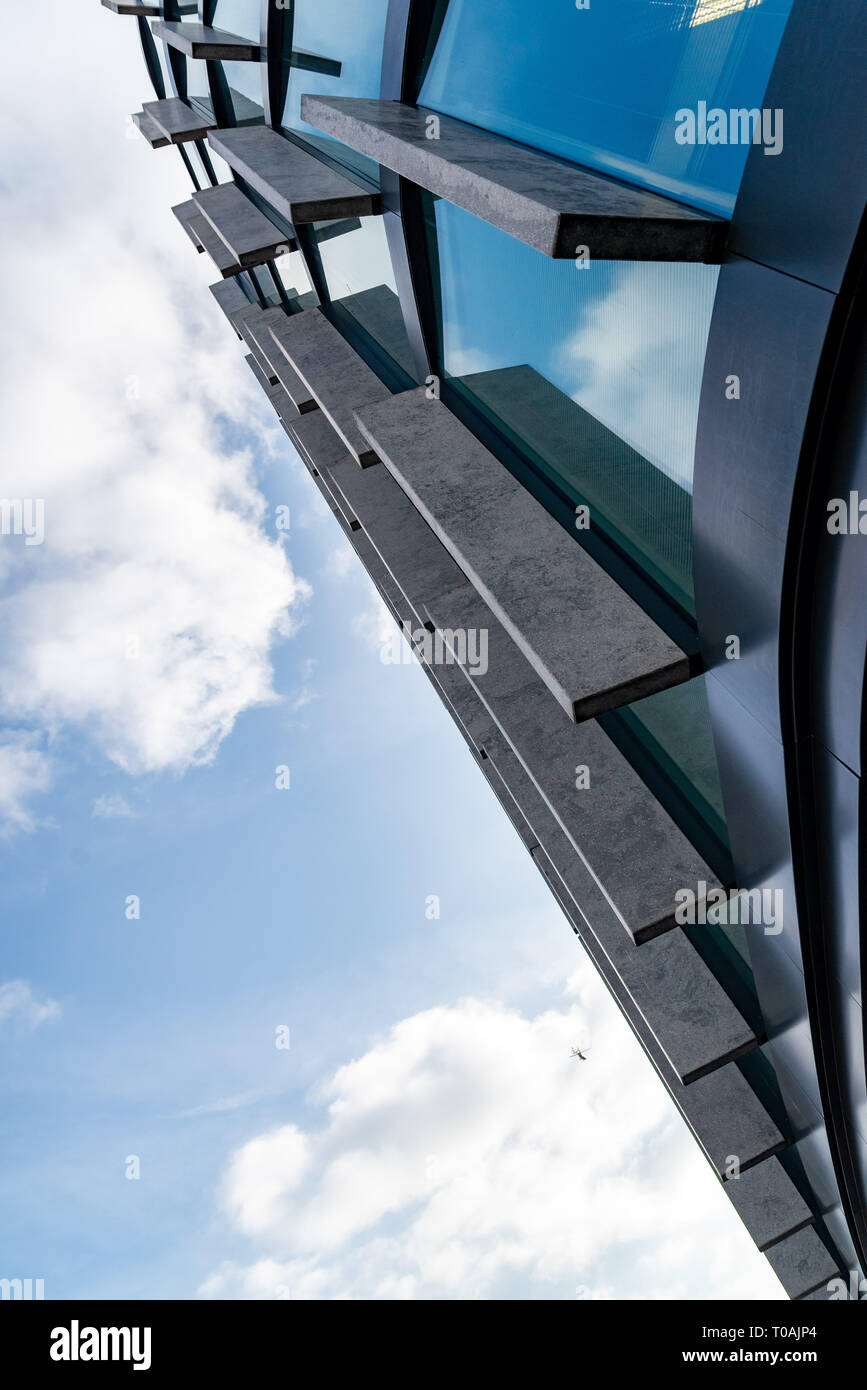 Abstract architectural detail of corporate building suitable as ...