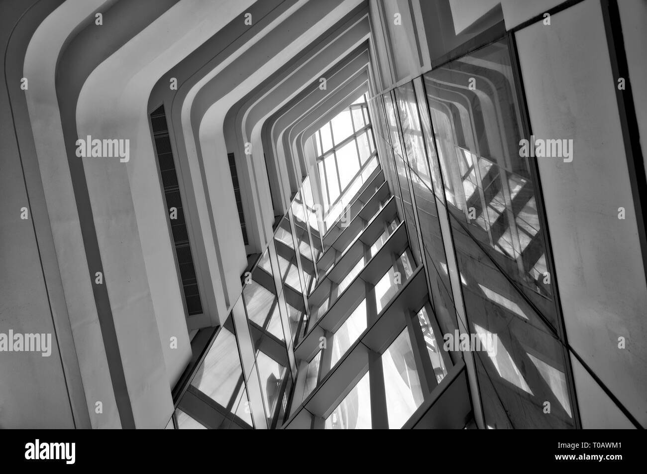 Hong Kong - building interior Stock Photo