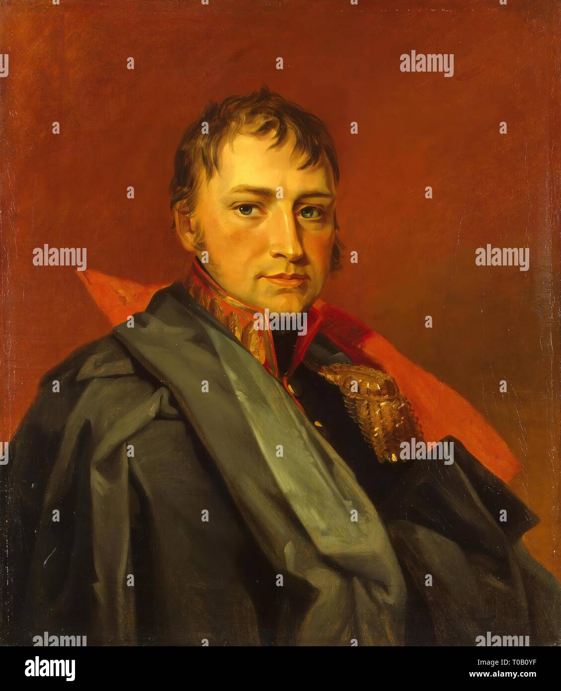 'Portrait of Otto I. Buchholtz (1770- after 1820)'. The Military Gallery of the Winter Palace. 1828-1832. Dimensions: 70x62,5 cm. Museum: State Hermitage, St. Petersburg. Author: George Dawe (and workshop). Thomas Wright (? ). Stock Photo