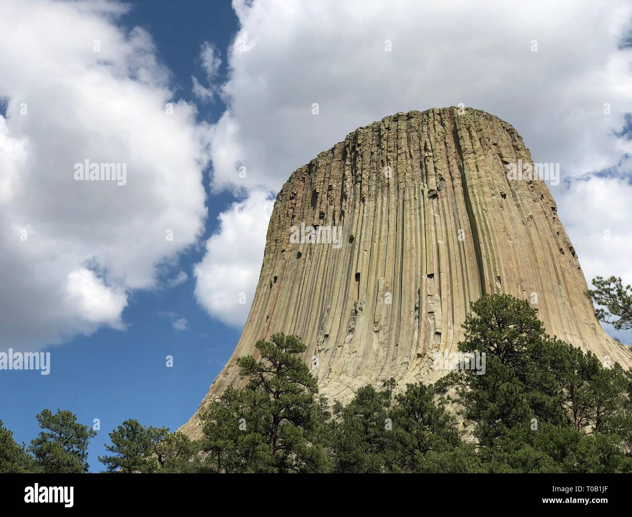 Close up of rock formation tops and pinnacles at the Badlands National ...