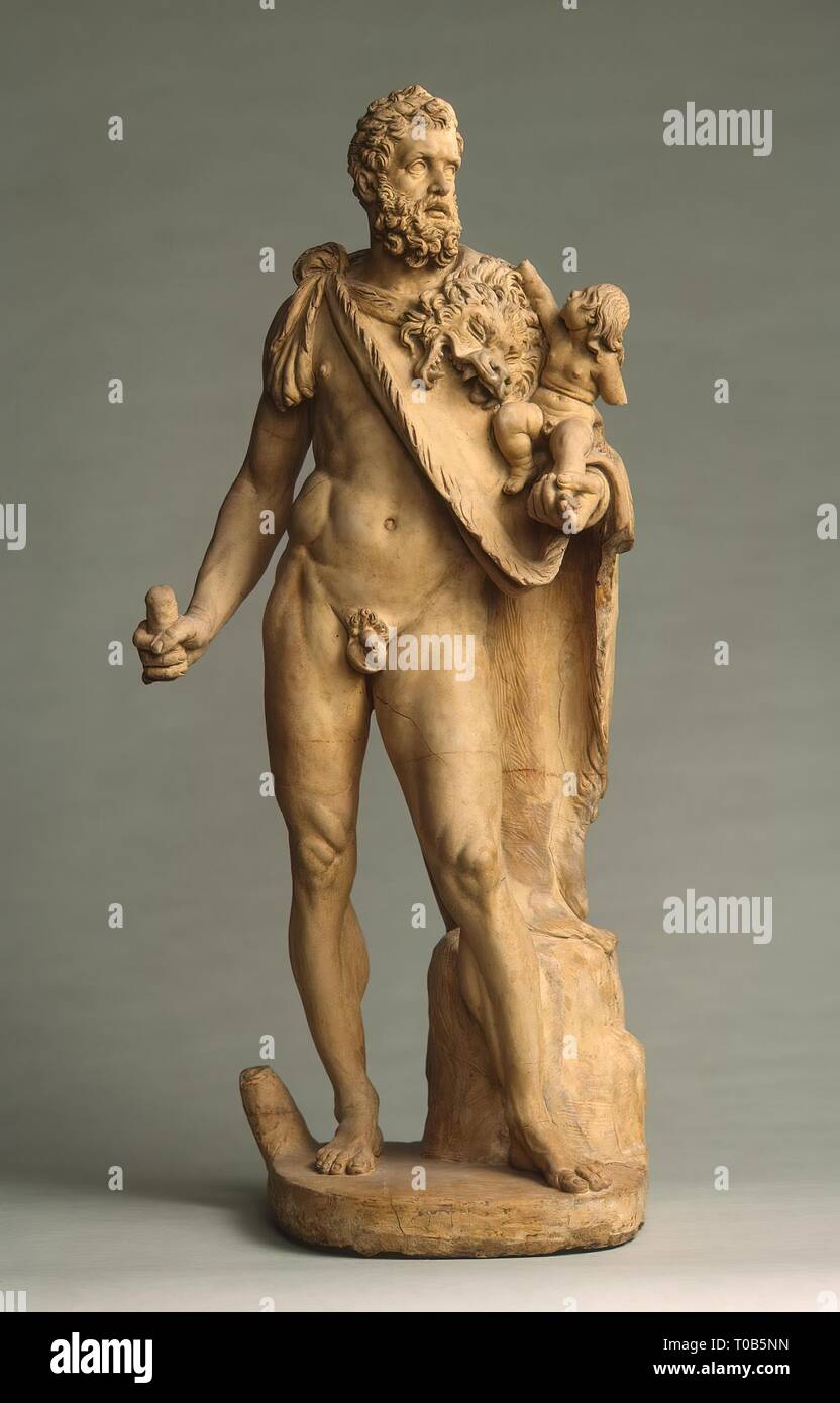 Telephus 'Hercules with the Infant Telephus'. Italy, 1620. Dimensions: h. 51 cm ...