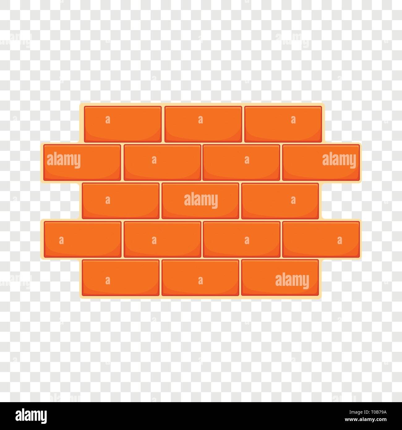 Wall of bricks icon, cartoon style Stock Vector Image & Art - Alamy